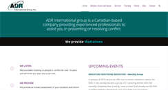 Desktop Screenshot of adrinternationalgroup.com